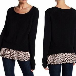 Maje Ecluse Tiered Sweater size 1